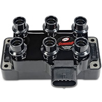 26-1846HS Hot Street Single Tower Coil, Ford 4.0L V6, 0 Ohm Resistance, Rated At 45000 Volts