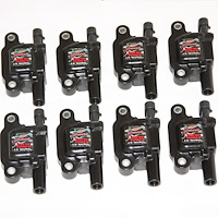 28-0513-CP Pro-Series Extreme Coil Pack, GM LS3, SS Sedan, Black Body, 80K Volts, Set Of 8