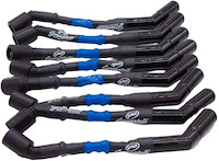28-1629-CBBL 0 Ohm High-Performance Spark Plug Wires for GM LS and LT Engines [12 in., Blue]