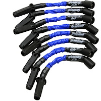 28-1811HTBL Coil-Near-Plug Connector Kit, GM 6.0L/6.2L LS2/LS3/LSA/LS7/LS9, w/Blue High Temp Silicone Jacketing, 0 Ohm