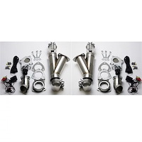 302530K Electronic Stainless Steel Exhaust Cutout System for 3 in. Dual Exhaust (Slip-Fit)