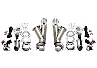 302535D Electronic Stainless Steel Exhaust Cutout System for 3 1/2 in. Dual Exhaust (Slip-Fit)