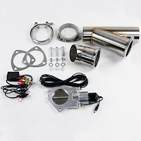307530 Electronic Exhaust Cutout Kit, 3.0 in. (76 mm), Stainless Steel