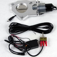 307530C Exhaust Cutout Service Part, Exhaust Cutout Only, 3.0 in. 76 mm., Stainless Steel Butterfly Plates And Blade Shafts,