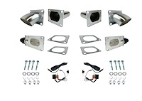 313530D Electronic Stainless Steel Oval Exhaust Cutout System for 3 in. Dual Exhaust (Weld-In)