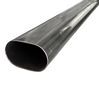 313535 Exhaust Tubing, 3 in. Oval, 5 ft. Long
