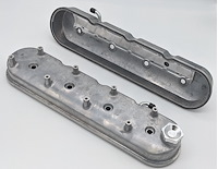 640360 Tall Cast Aluminum Centerbolt Valve Covers GM LS-Series V8 Engines