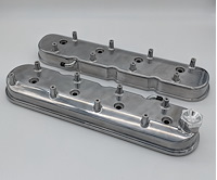 640361 Tall Cast Aluminum Centerbolt Valve Covers GM LS-Series V8 Engines