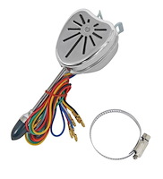 698111PS Turn Signal Switch, w/Billet Cover [Sunrise], Polished, Black Detailed Lines, System