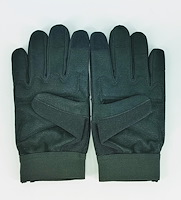 706526 Mechanics Work Gloves, All Black, X Large