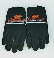 706530 Mechanics Work Gloves, All Black w/Touch Screen Sensitive Finger Tips And Granatelli Logo, Medium