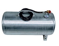 900101 Air Tank, Portable, 5 Gallons, Aluminum, Natural, Hose, Pressure Gauge