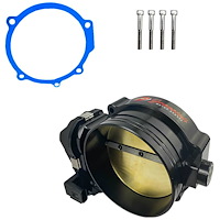 GMTBSRTHB Race Drive-By-Wire 105 mm Throttle Body for Dodge Hellcat & Jeep Trackhawk [Black Finish]
