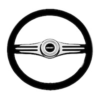 Two Tone Heritage Collection Steering Wheel Black Leather Grip