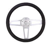 1912 Billet T-Series Steering Wheel Kit for 1969-1991 Select Ford Cars Trucks & SUVs [Polished]