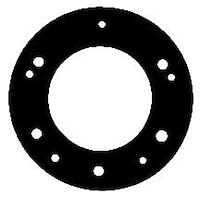 Black Steering Wheel Adapter Plate Grant Signature Wheel to MOMO 6-Hole Kit