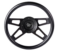 Challenger Steering Wheel [13.500 in. Diameter, Black]