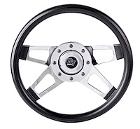 Challenger Steering Wheels Chrome 4-Spoke Design