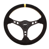 Suede Series Steering Wheel Black Anodized
