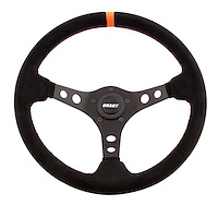 Suede Series Steering Wheel Black Anodized
