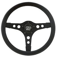 GT Sport Steering Wheel [13 in. Diameter, Black]