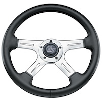Elite GT Steering Wheel Hand Stitched Leather Grained Vinyl Grip