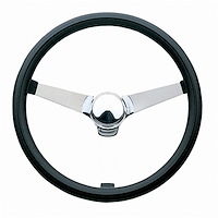 Black Foam Grip Steering Wheel 13-1/2" Diameter