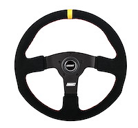 Suede Series Steering Wheel Black Anodized
