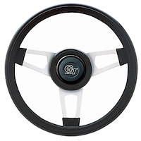 Challenger Steering Wheels Silver Satin 3-Spoke Design