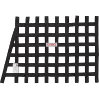 Angle Ribbon Window Net Black