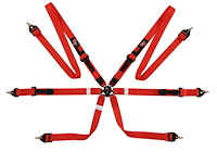 7624RD30 Endurance 2 Pull-Up FIA Harness [Red]