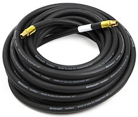 12187 Black Rubber Air Hose 25 ft. x 3/8 in.