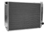 MegaCool Universal Fit Radiator Single Pass Crossflow Design 27.50" x 19" with Transmission Cooler