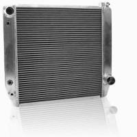 MegaCool Universal Fit Radiator Single Pass Crossflow Design 22" x 19" with Transmission Cooler