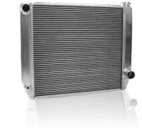 MegaCool Universal Fit Radiator Single Pass Crossflow Design 24" x 19" with Straight Outlet
