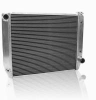 MegaCool Universal Fit Radiator Single Pass Crossflow Design 26" x 19" with Transmission Cooler