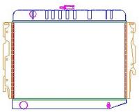 ExactFit Radiator for 1966-1969 Chrysler B Body Belvedere/Satellite/Coronet/Charger with Small Block