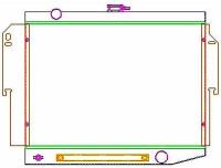 ExactFit Radiator for 1979-1989 Dodge Truck, Ramcharger, & Trailduster with Small Block