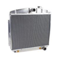 ExactFit Radiator for 1955-1956 Chevrolet Car for Chevy V8 Mount with Transmission Cooler