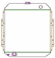 ExactFit Radiator for 1966-1979 Ford Truck with Large Radiator