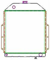 ExactFit Radiator for 1942-1952 Ford Truck with Chevy V8