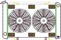ExactFit Radiator ComboUnit for 1979-1993 Ford Mustang Fox Body