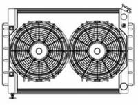 PerformanceFit Radiator ComboUnit for LS Swap GM 1959-1970 B Body with Transmission Cooler