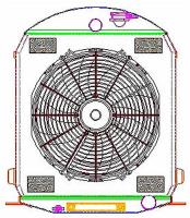 ExactFit Radiator ComboUnit for 1928-1929 Model A with Early GM Engine