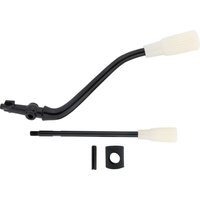 Short Column Lever Kit for 1960-1963 Ford Falcon w/Original Automatic Column [Paintable, White Knobs]