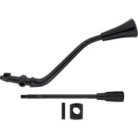 Short Column Lever Kit for 1967-1972 Ford F100 w/Original Automatic Column [Paintable, Black Knobs]
