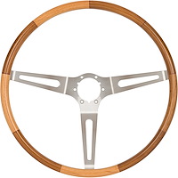 RP20022 Original-Style 16 in. Steering Wheel for 1963-1967 Chevy Corvette Teak Wood