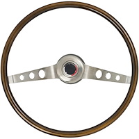 RP20029 Original-Style Sport 15 in. Steering Wheel for 1966 Chevy Chevelle, 2-Spoke