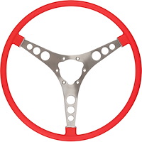 RP20036 Original-Style 15 in. Steering Wheel for 1956-1962 Chevy Corvette [Venetian Red]