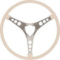 RP20037 Original-Style 15 in. Steering Wheel for 1956-1962 Chevy Corvette [Shoreline Beige]